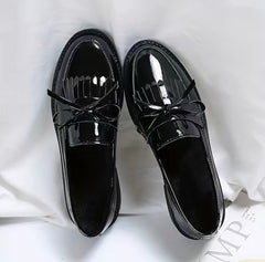 Leather Bowknot Flat