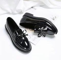 Leather Bowknot Flat